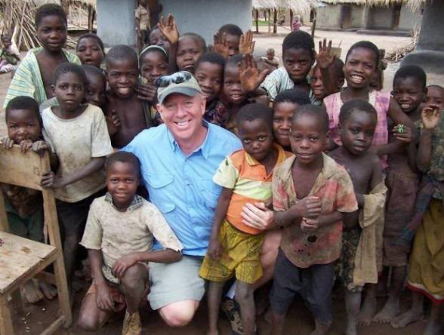 Community group of children